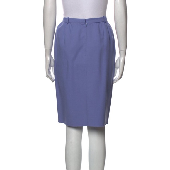 André Laug Wool Knee Length Skirt - Picture 3 of 3